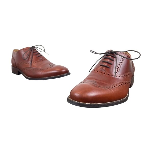 Cole Haan Mens Brown Williams Wing II Dress Shoes Sz 9.5M display picture 2
